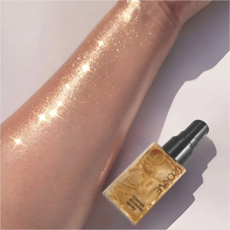 Spray Illuminateur Diamant — Poudre Scintillante Haute Brillance